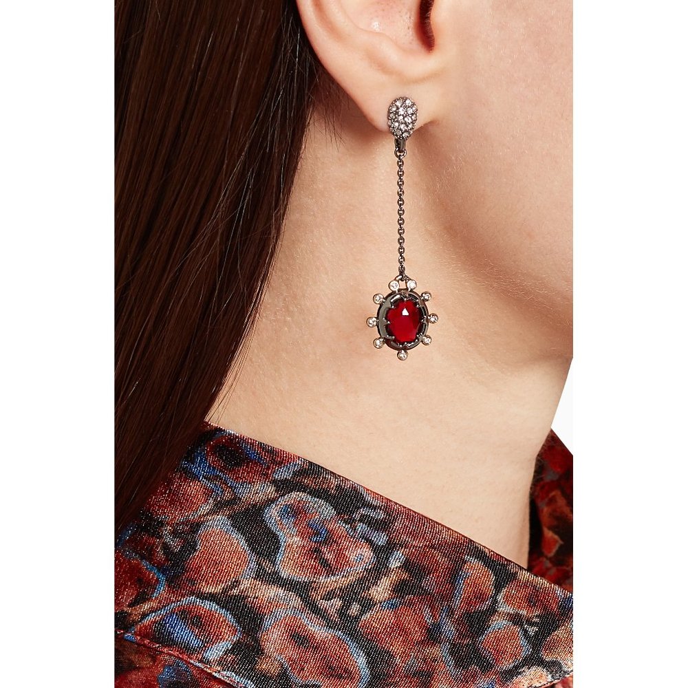 SOLD - Alexis Bittar Georgian Chain Drop Earrings